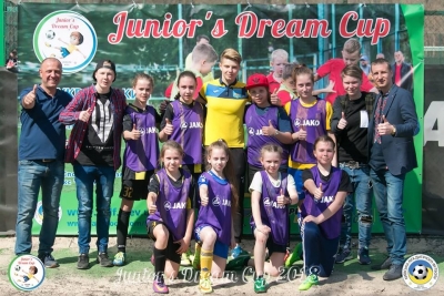 Дівчата Броварії у складі команди ФАЖ на Junior’s Dream Cup 2018