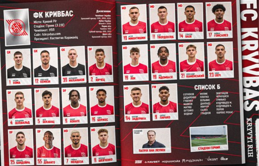 «Кривбас» — головні результати команди у сезоні